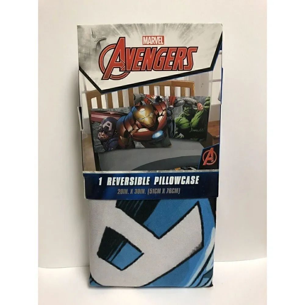 Marvel's Avengers Standard 20"x30" Reversible Pillowcase NEW!